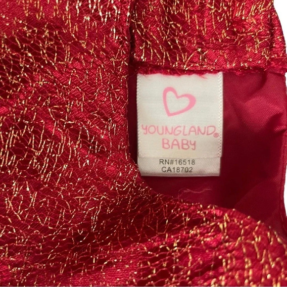 New Youngland Baby Red Glitter Dress & Jacket Set (6-9 Months) - NWT - Picture 7 of 10